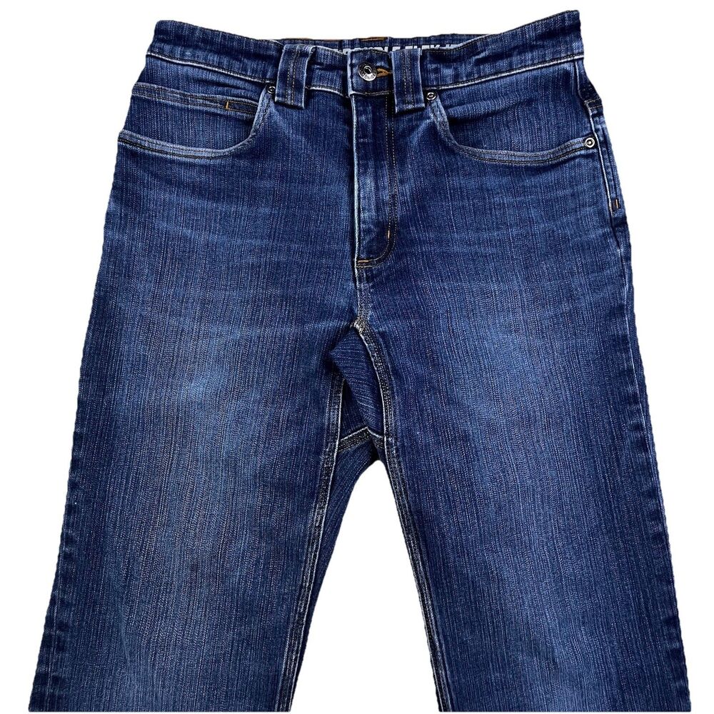 Duluth Ballroom Double Flex Jeans 30x30 (Fits 30x29) Blue Denim Straight Leg
